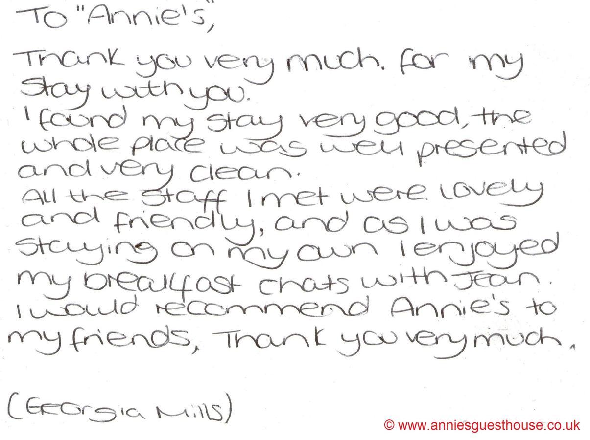 Annie'S Guest House South Shields Eksteriør bilde